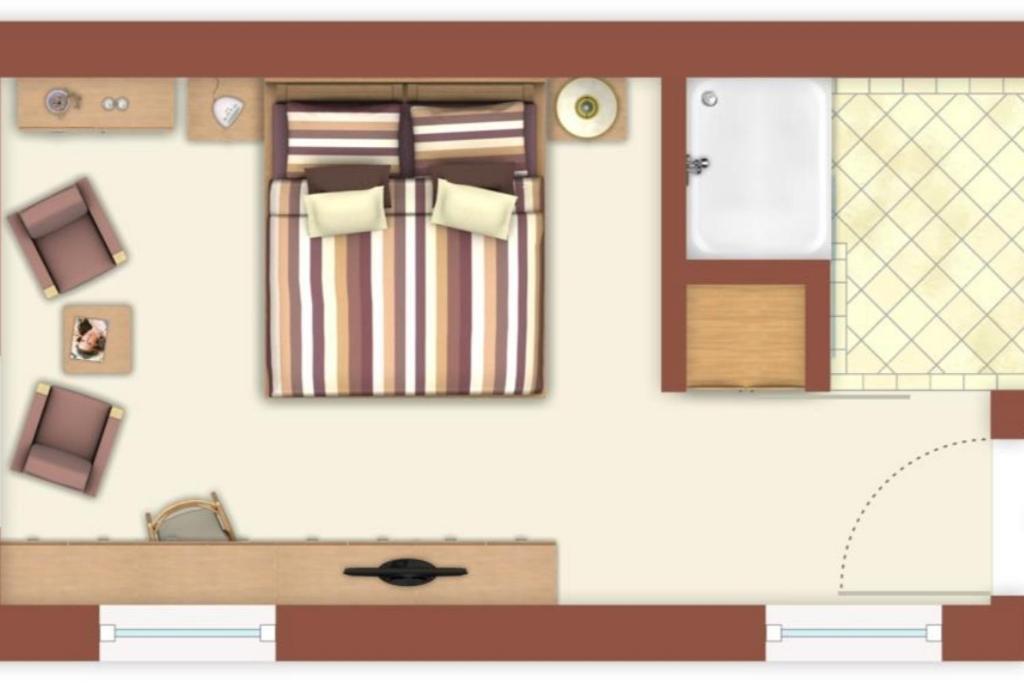 Doppelzimmer Schaumkrone Apartment Rostock